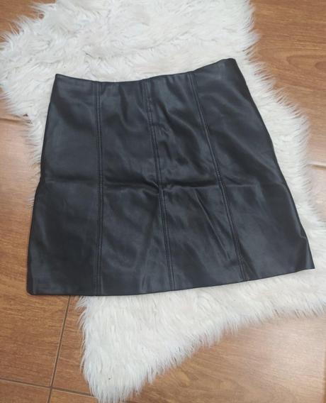 Koženkova suknička, zara,s