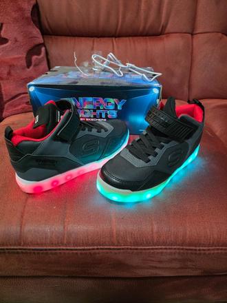 Detské svietiace tenisky skechers 35, skechers,35