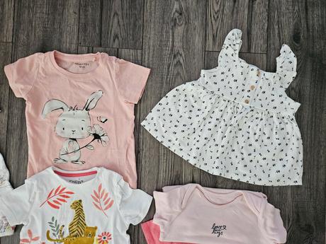 Letný balík oblečenia pre dievčatko 80, 68–80