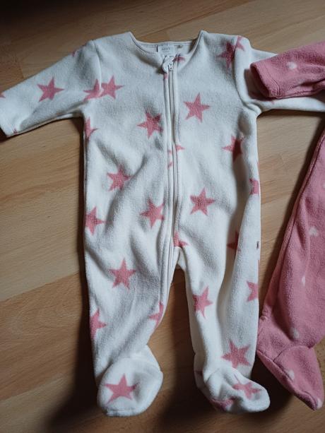 2x flisovy overal v.62  0-3 mesiace, next,62