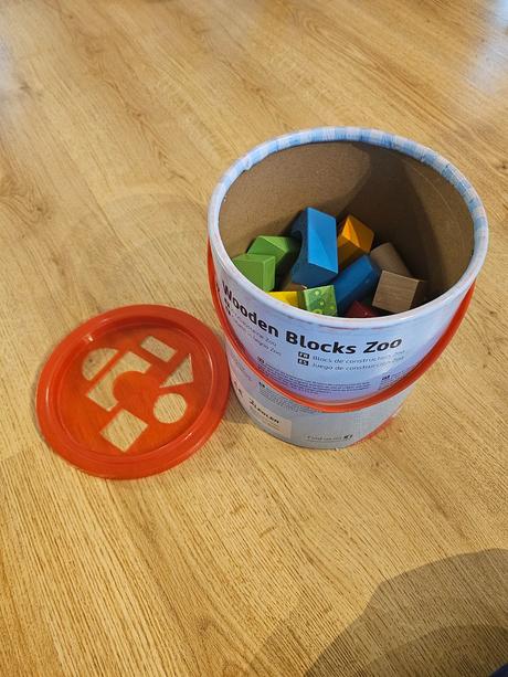 Drevene kocky small foot zoo, 