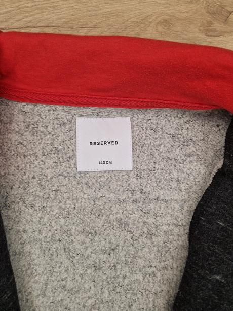 Mikina sivá dlhá reserved 140, reserved,140