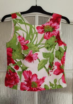 Ľanový elegantný top marco pecci, m