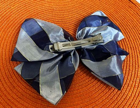 Šifónová mašľa/spona do vlasov, 