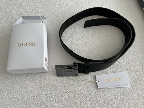 Nový,kožený,pánsky opasok guess - 110 cm, guess