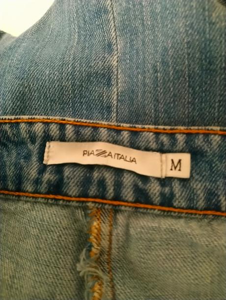 Dámska modrá riflová sukňa, piaza italia, m, m