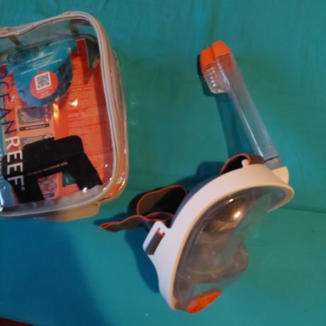 Celotvárova maska na potápanie aria oceán reef, 