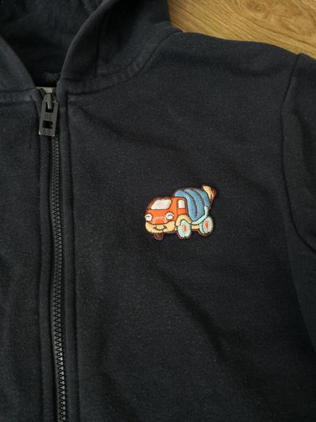 Mikina s autíčkom, h&m,140