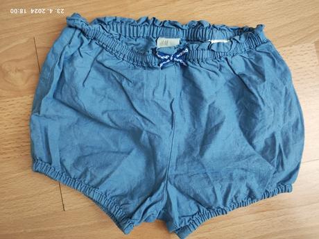 Kraťasy pre dievčatko 92, h&m,92