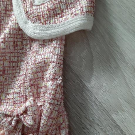 Sviatočný 3-set šaty,bolerko,sukňa, 110