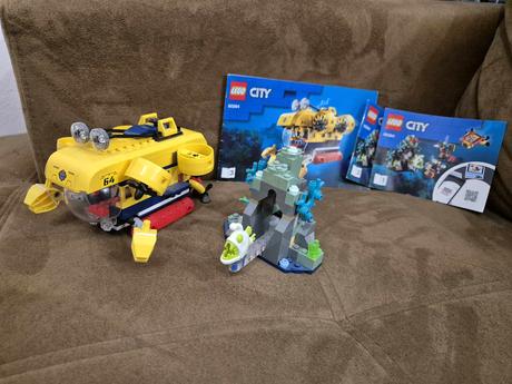 Lego city 60264 oceánska prieskumná ponorka, 