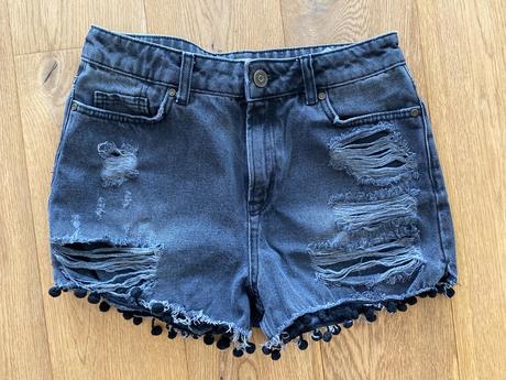 Cierne riflove kratasy, zara,36