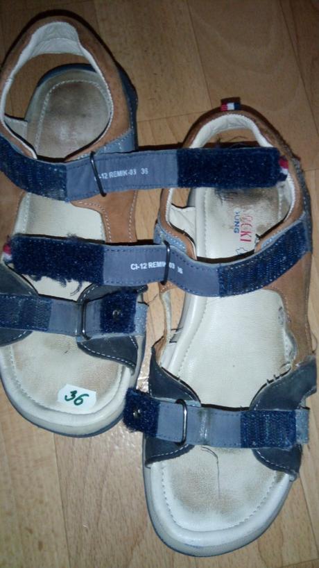 Sandále kožené nosené, lasocki,36