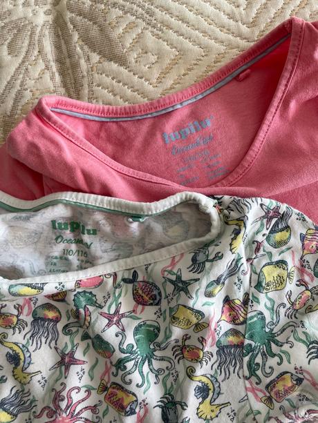 Tričká s rybkami lupilu 110/116, lupilu,110