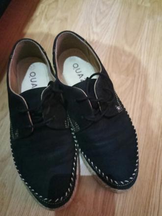 Espadrilky veľ.37 kožené zn. quazi, 37