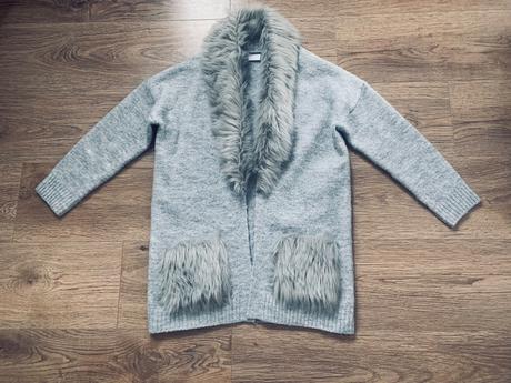 Svetrík s kožušinou, f&f,152