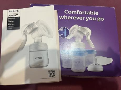 Manuálna odsávačka avent, 