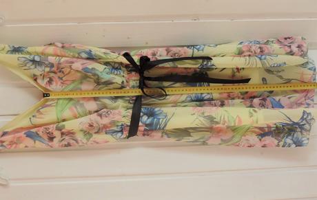 Letné romantické šaty, kvetinové šaty po kolená, l