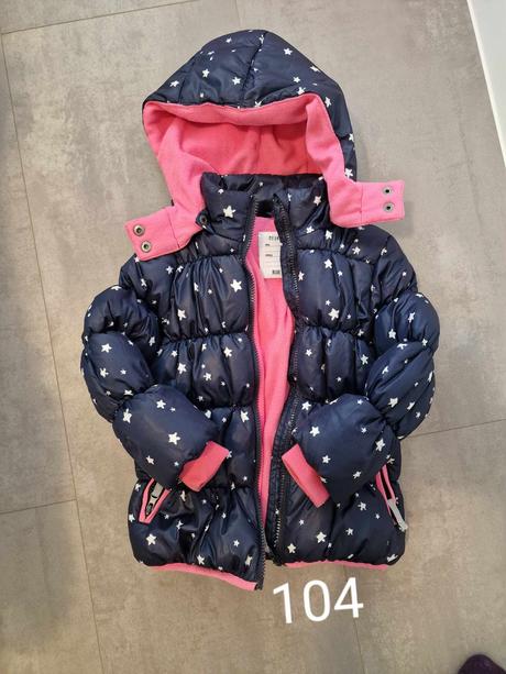 Dievčenská zimná bunda, 104