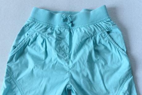 Plátené kraťasy pod kolená, tesco,110