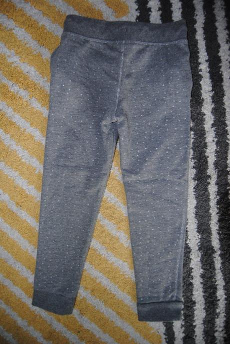 Zateplené tepláky s trblietavými bodkami, f&f,116