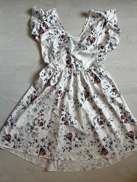 Letné šaty s mašľou, s