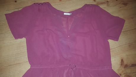 Ružové priehladne saty kaffe, 38