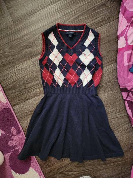 Upletové šaty tommy hilfiger, tommy hilfiger,122