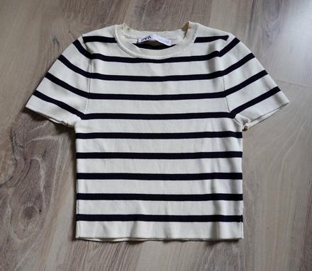 Úpletové svetrové tričko zara, zara,s