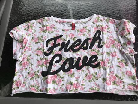 Kratke tricko, h&m,m