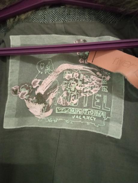 River island bunda sako s kožušinkou, river island,38