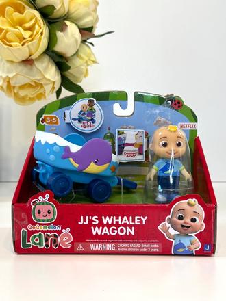 Cocomelon lane jj's vozík s modrou veľrybou,