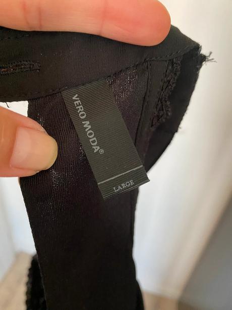 Čierne šaty, vero moda,l