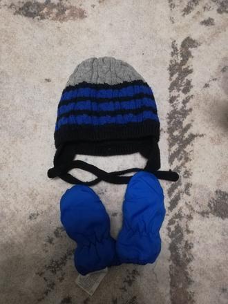 Čiapka na zimu a rukavice, esmara,74