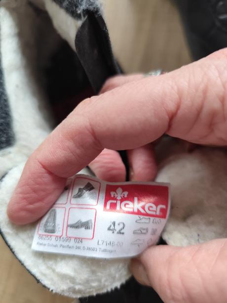 Dámske zateplené topánky rieker v.d.26,5 cm, rieker,42