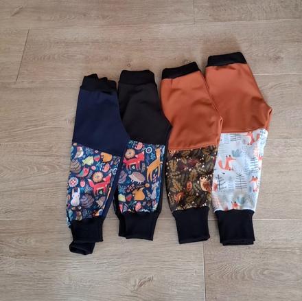 Softshelove nohavice 92,98,104, 92 / 98 / 104