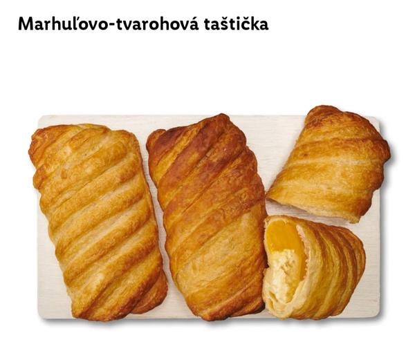 Aká je energetická hodnota marhuľovo-tvarohovej taštičky z Lidlu?