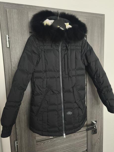 Lyziarska paperova bunda nike s pravou kozusinou z, nike,xs