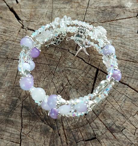 Náramok z polohdrahokamov pre ryby, váhy, vodnár, 