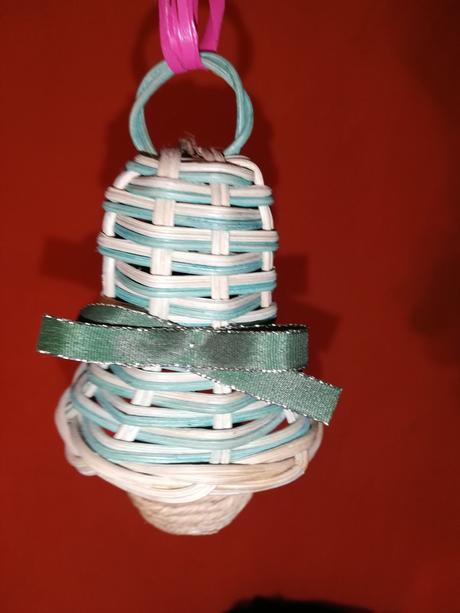 Retro prútený zvonček, 