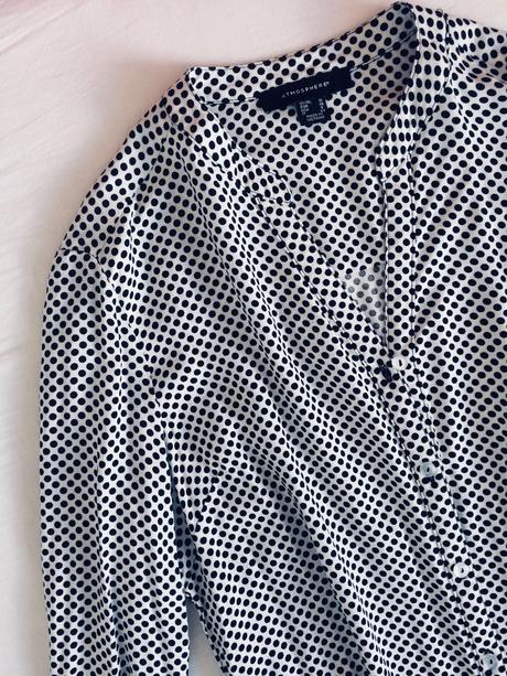 Atmosphere bodkovaná košeľa/blúzka vel.s-m, atmosphere,s