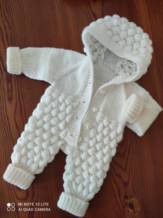 Strikovany overal 56/62, 62