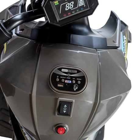 Detská elektrická motorka calabre čierna,