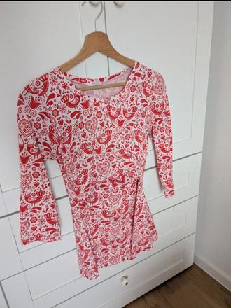 Tricko na dojčenie folk m,