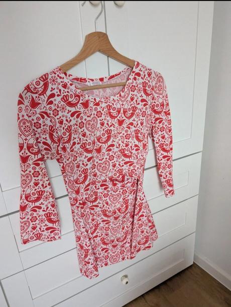 Tricko na dojčenie folk m, 