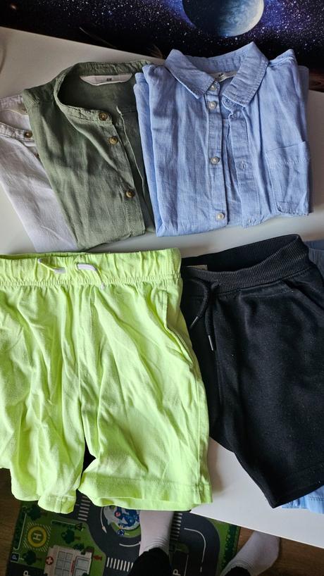 H&m letné košieľky 122-3/ks, h&m,122