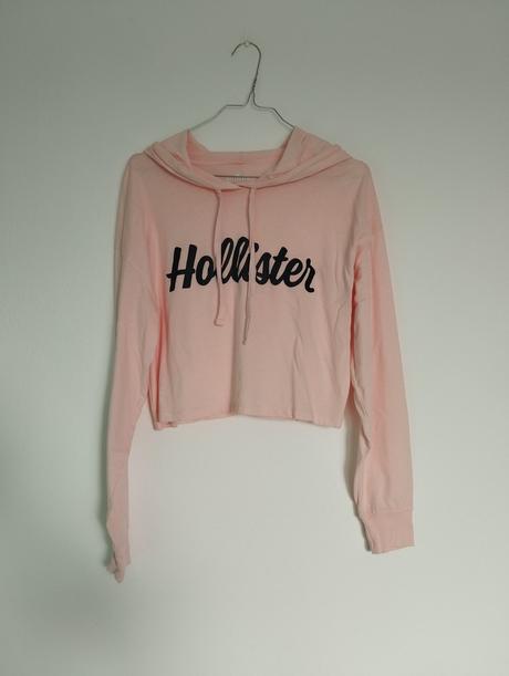 Ružová mikina hollister, hollister,xs