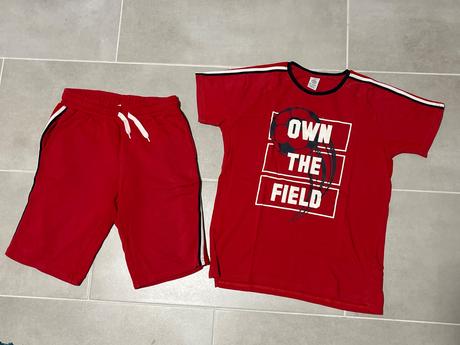 Tričko a kraťase lindex 146/152, lindex,146