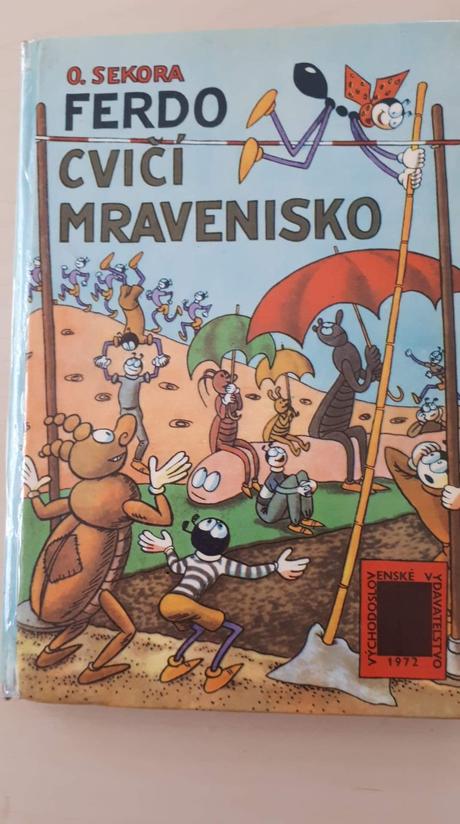 Stará retro kniha ferdo cvičí mravenisko o. sekora,