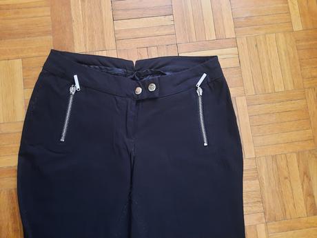 Dámske elastické nohavice, s